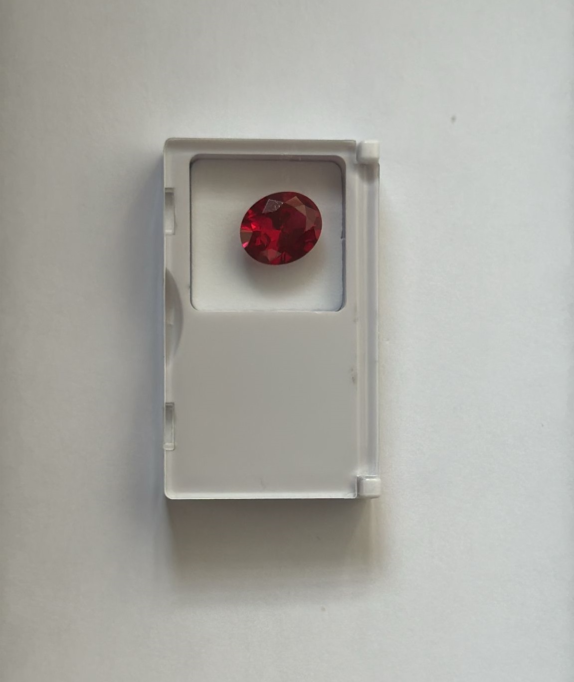 Red Ruby Oval Cut