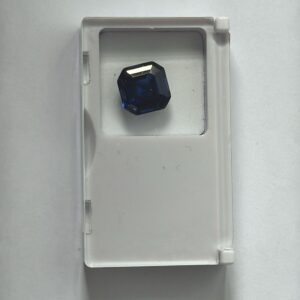 Blue Sapphire Asscher Cut