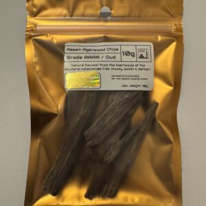 Assam Agarwood Chip GRADE 4 (AAAA) Oud (10g)