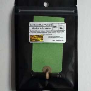 Cambodi Oud (Aquilaria Crassna) (1ml) FALL '23 | PURE RAW AGARWOOD OIL