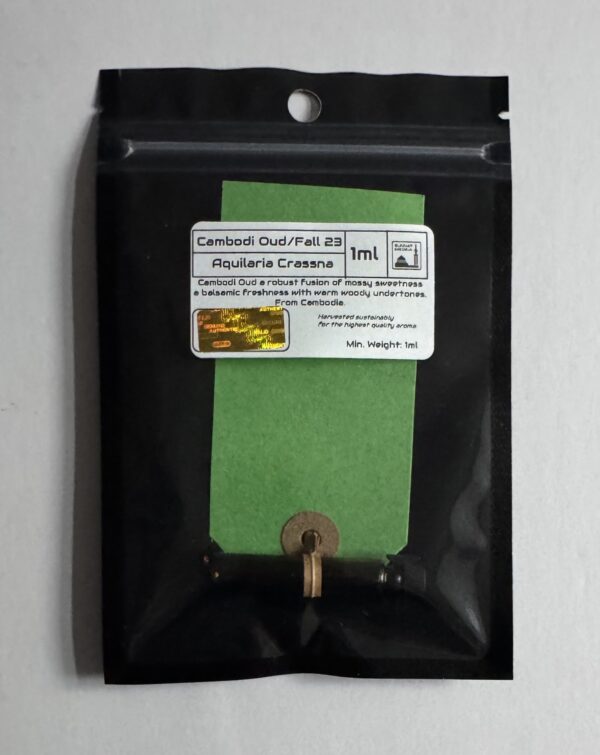 Cambodi Oud (Aquilaria Crassna) (1ml) FALL '23 | PURE RAW AGARWOOD OIL