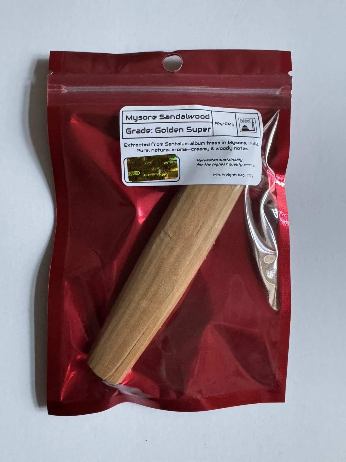Mysore Sandalwood Golden Super Incense 10g-20g