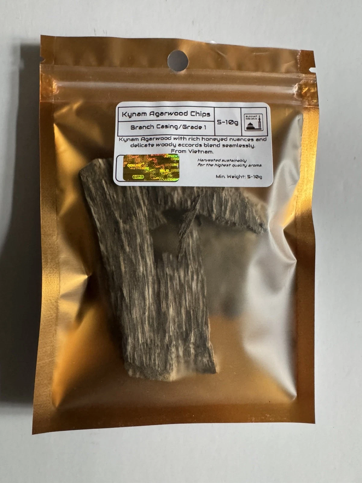 Kynam Kinam Kyara Agarwood Chip Grade A Oud 5-10g Natural UK