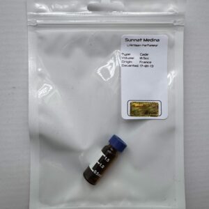 France Cade Attar Pure Raw Natural Smoky Woody Perfume Oil 0.5ml / 0.5cc Charred