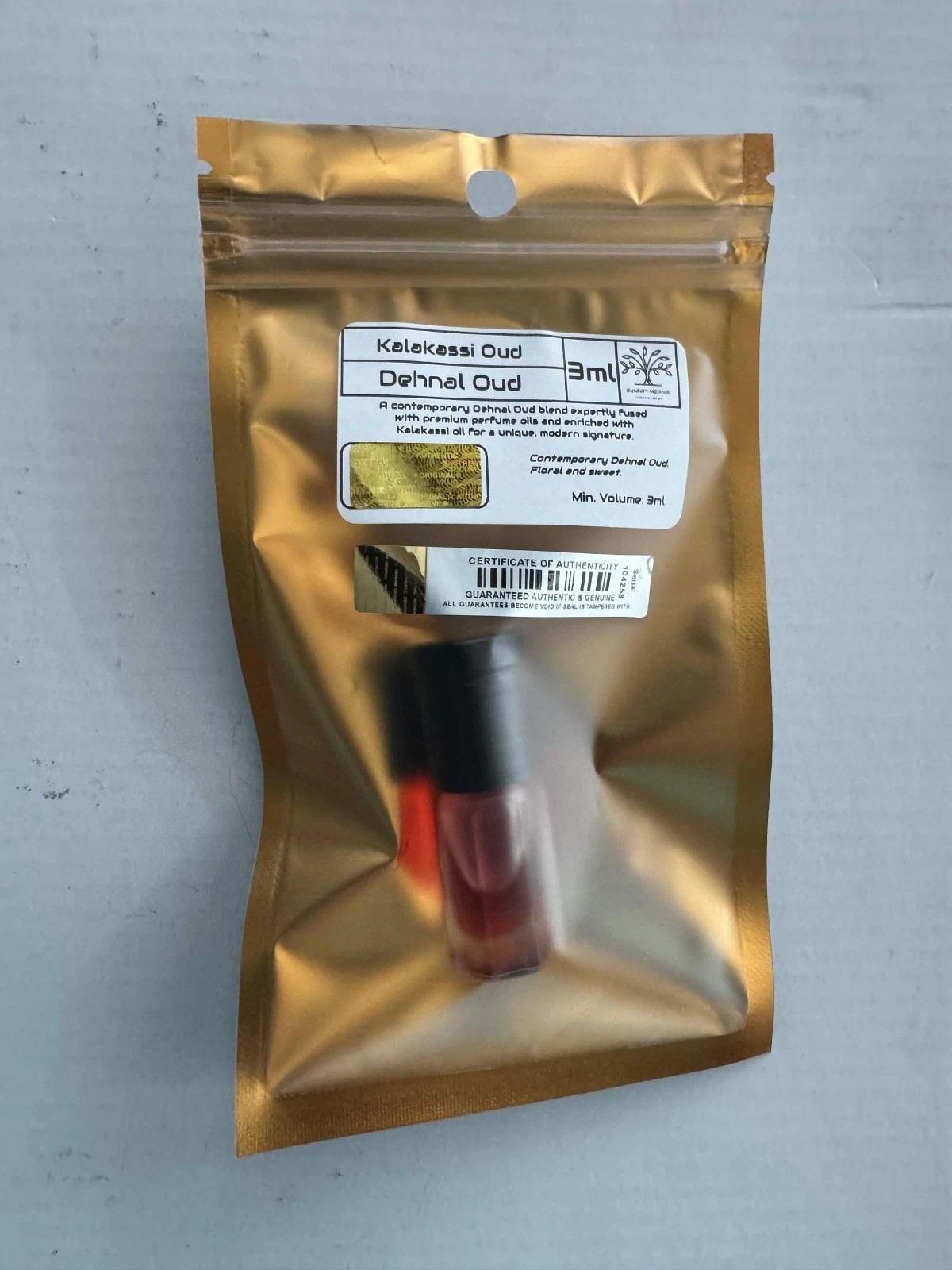 Oud Kalakassi 3ml Pure Perfume Oil Dark Incense Leather Aged Dehnal Oud