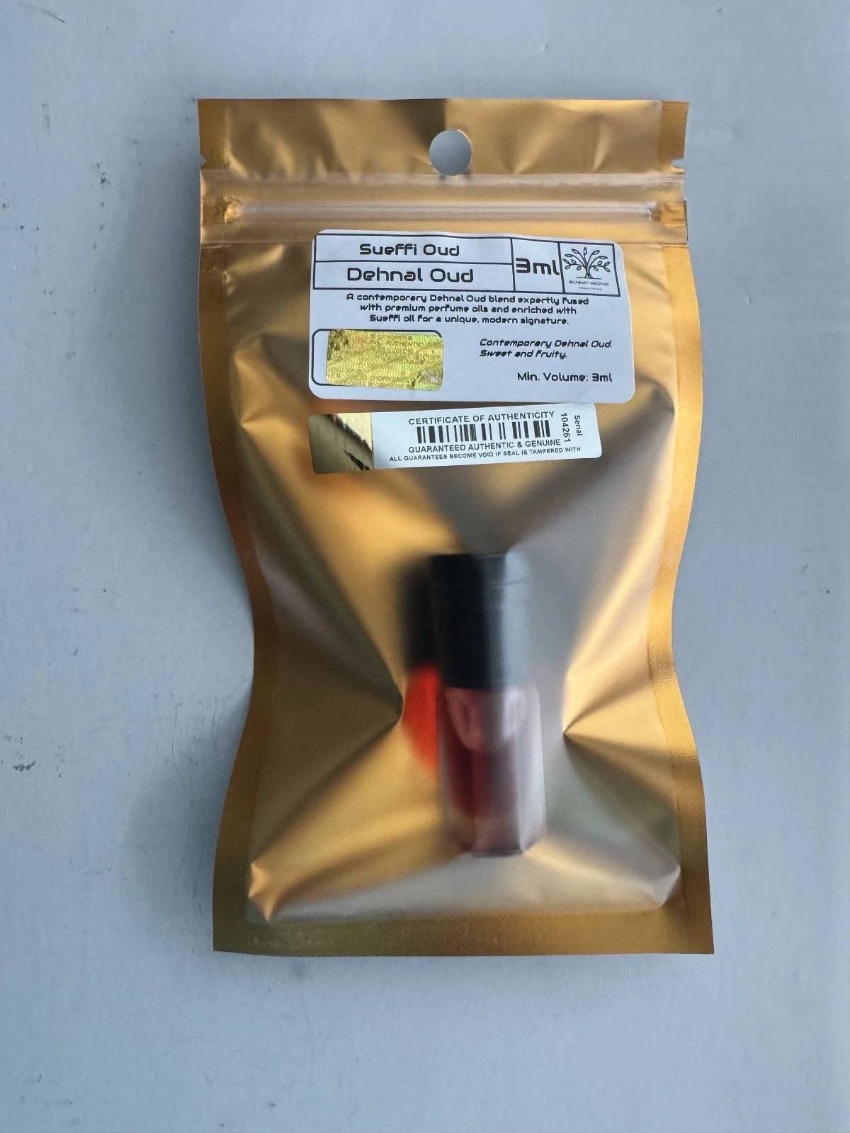 Oud Sueffi 3ml Pure Dehnal Oud Oil Clean Sweet Resinous Woody