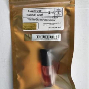 Dehnal Oud Assami 3ml Pure Perfume Oil Indian Agarwood Long Lasting